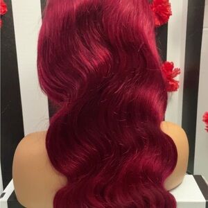 Vibrant Red Hair Wig